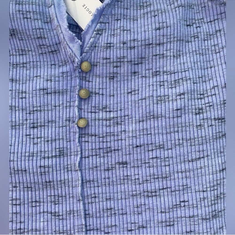 Anthropologie Pilcro Halter Ribbed Knit Top Size
L New Lavender Halter Top - Picture 6 of 6